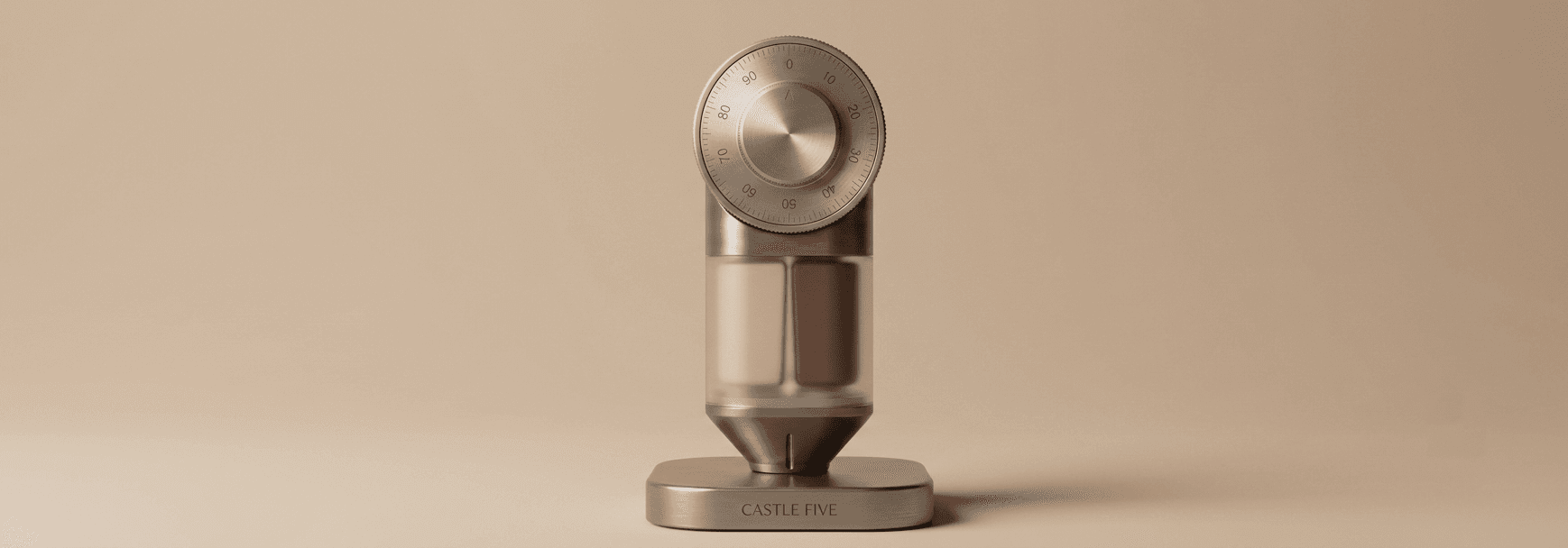 THE DIAL side-scale visual direction study on a pale background